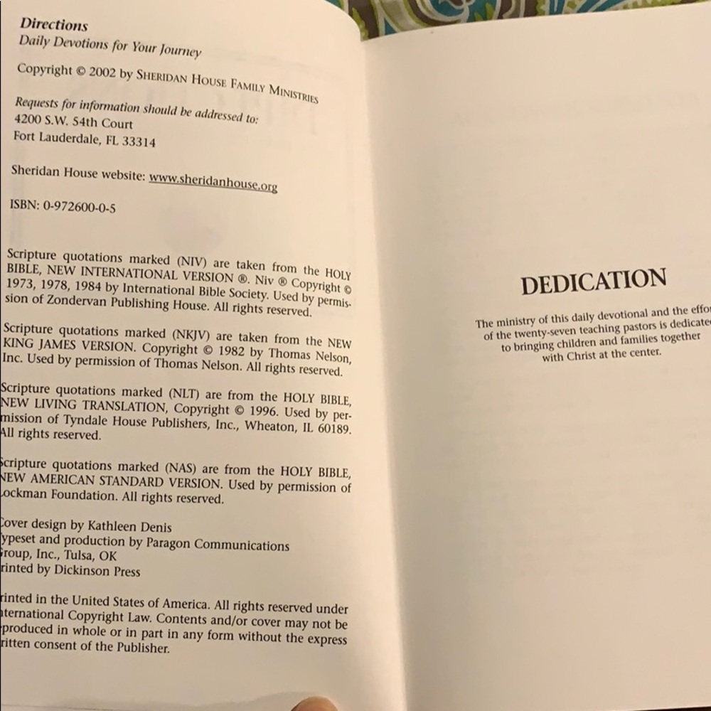 Directions Daily Devotion Book - Picture 4 of 5